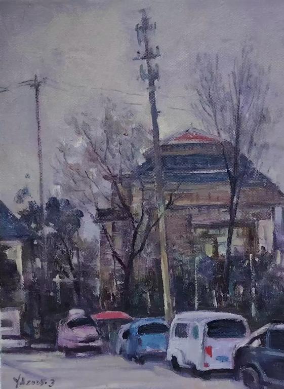 杨建 油画